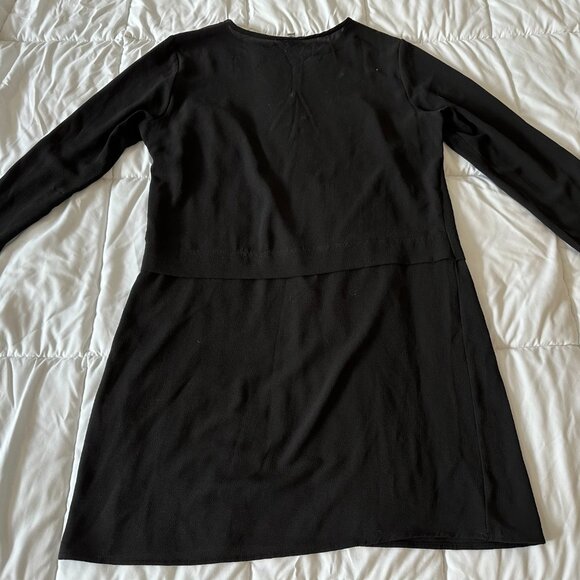 BLACK JACQUELINE DE YONG DRESS – SIZE 38 – LONG SLEEVES - Picture 4 of 5